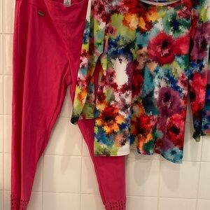 Fabulous Pink Floral Peck and Peck set!